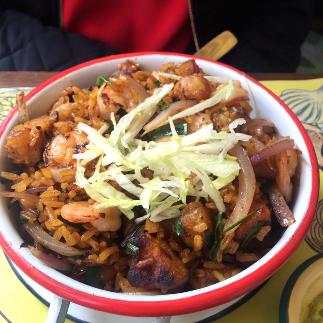 Arroz con camarón