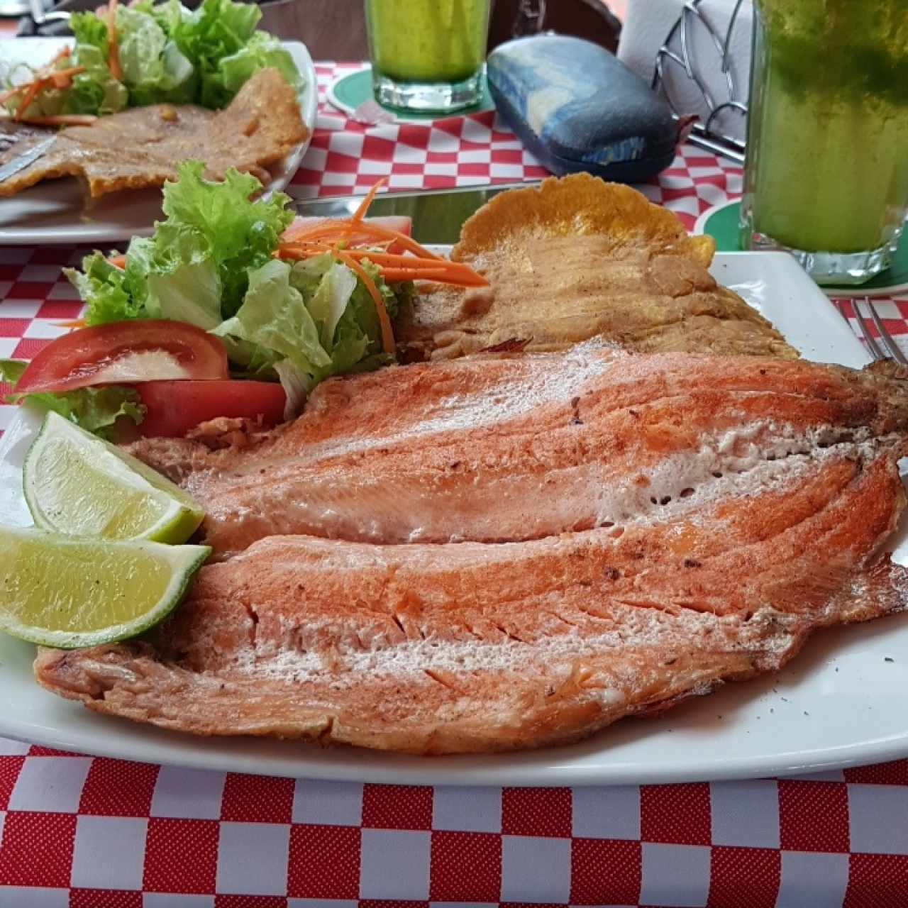 trucha a la parilla