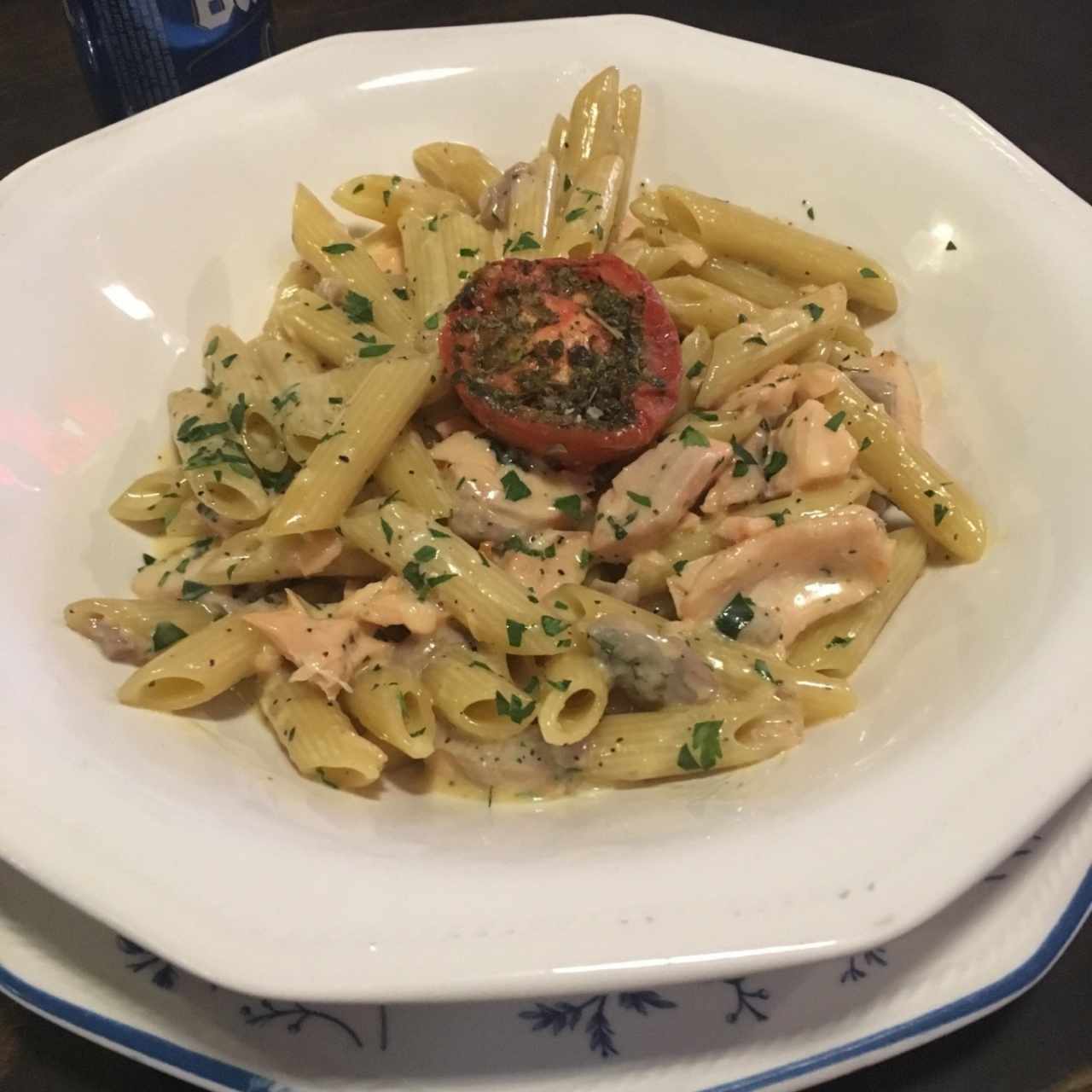 Penne al salmon con vodka