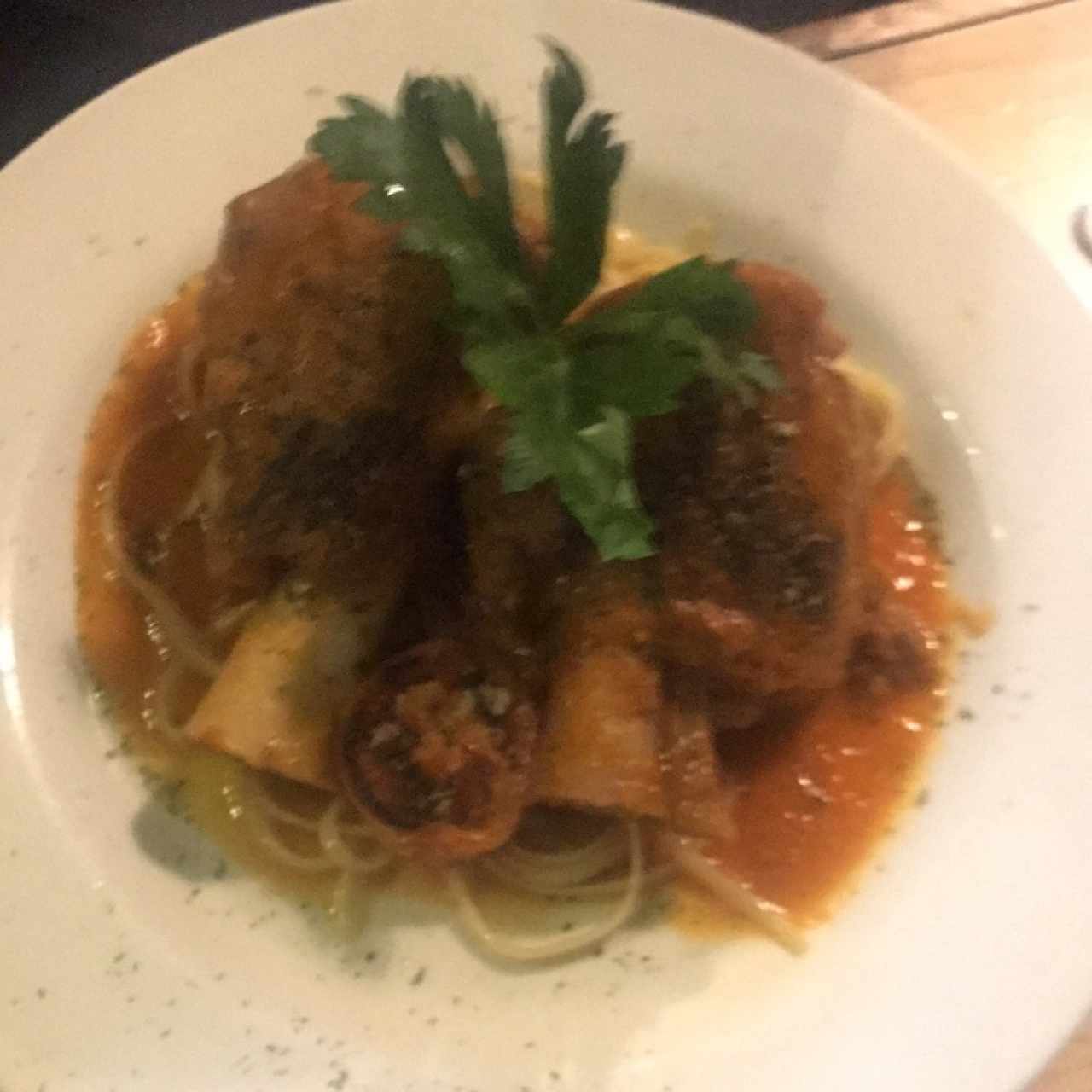 Osobuco con Linguini