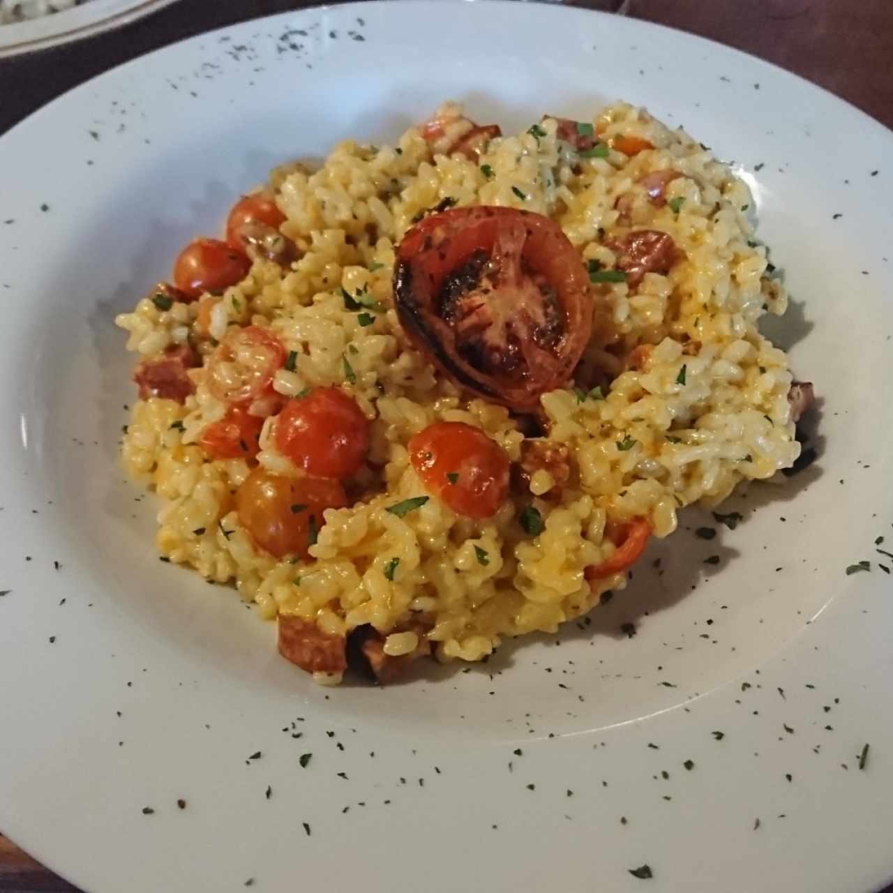 Risotto de chorizo español 