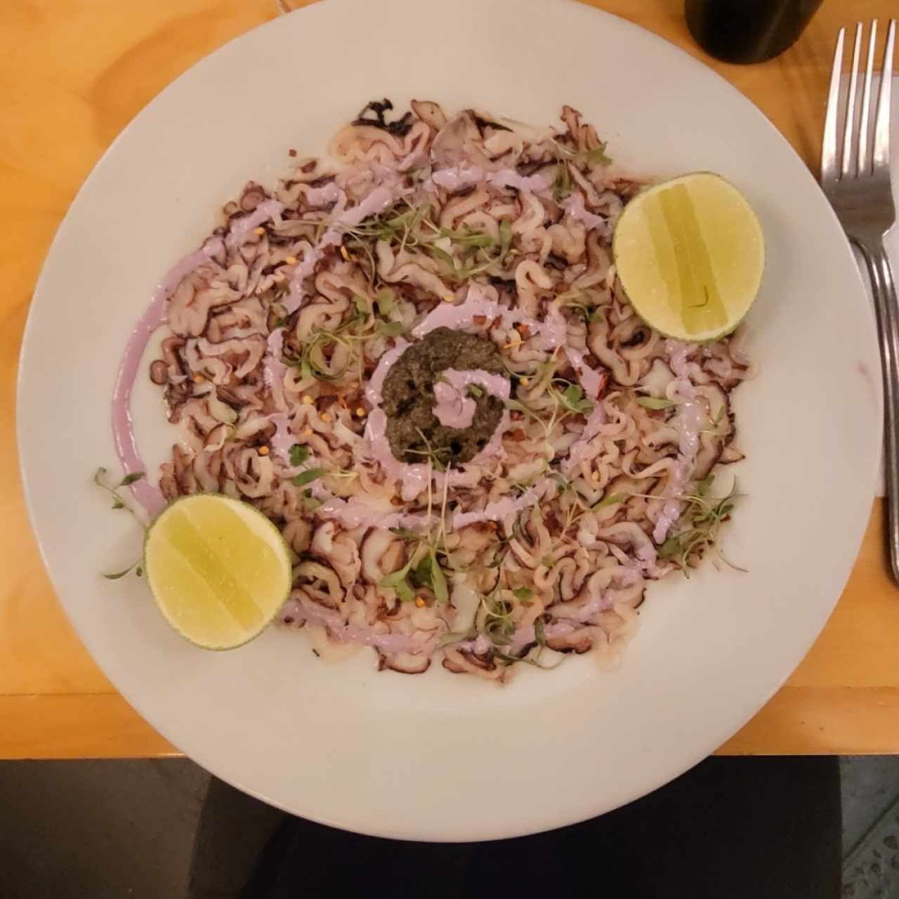 Carpaccio de pulpo