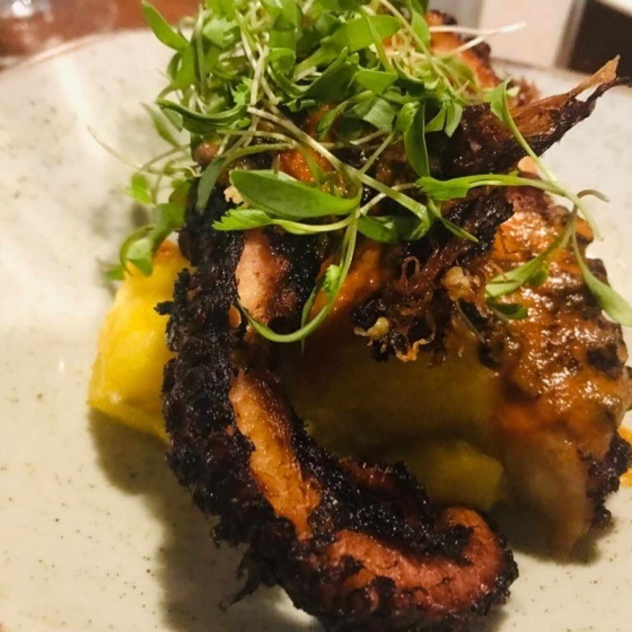 Pulpo a la parrilla 