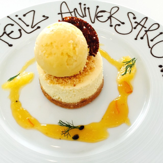 Postre de maracuya