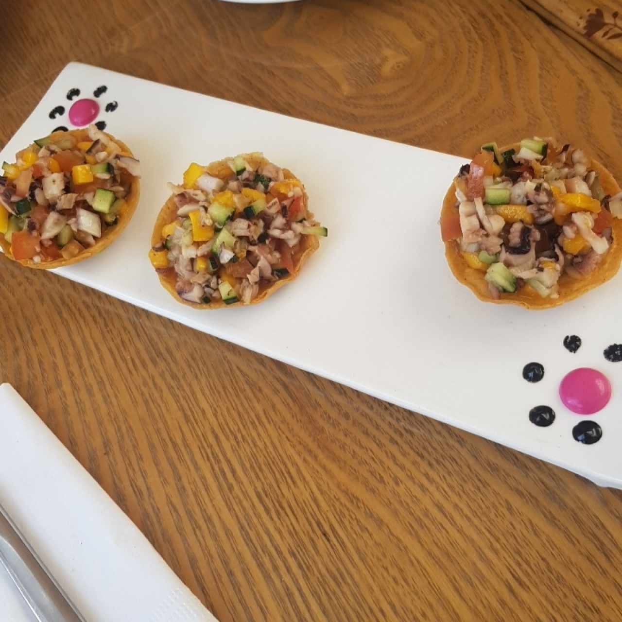 TOSTADAS DE PULPO YUCATECO