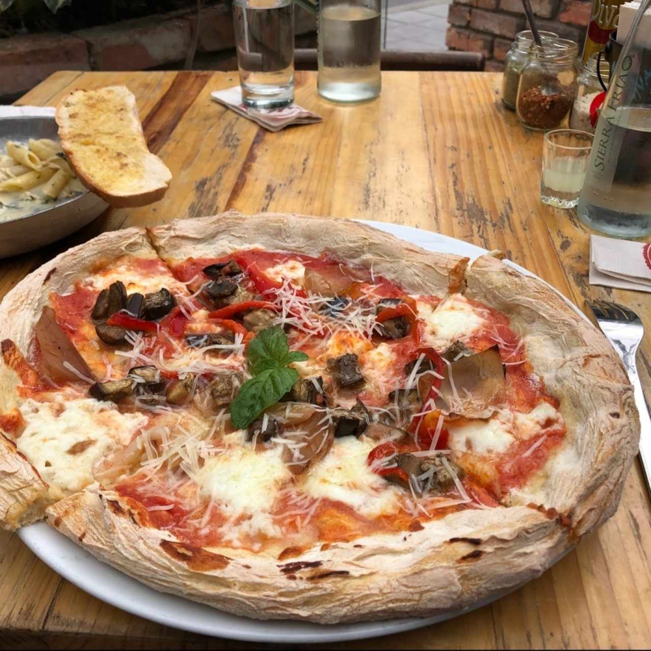 pizza de vegetales