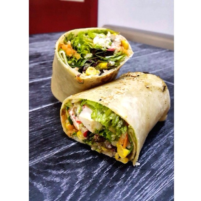 Wrap de palmitos de cangrejo san andresanos!!