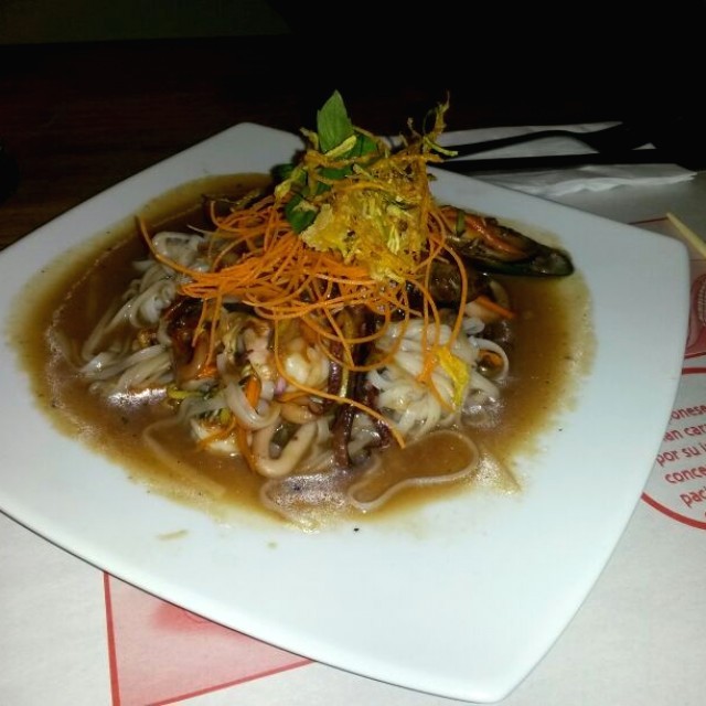 Pad Thai frutos del mar
