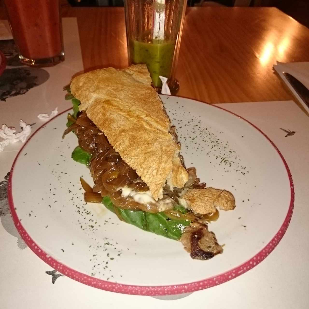 sandwich de lomo al trapo