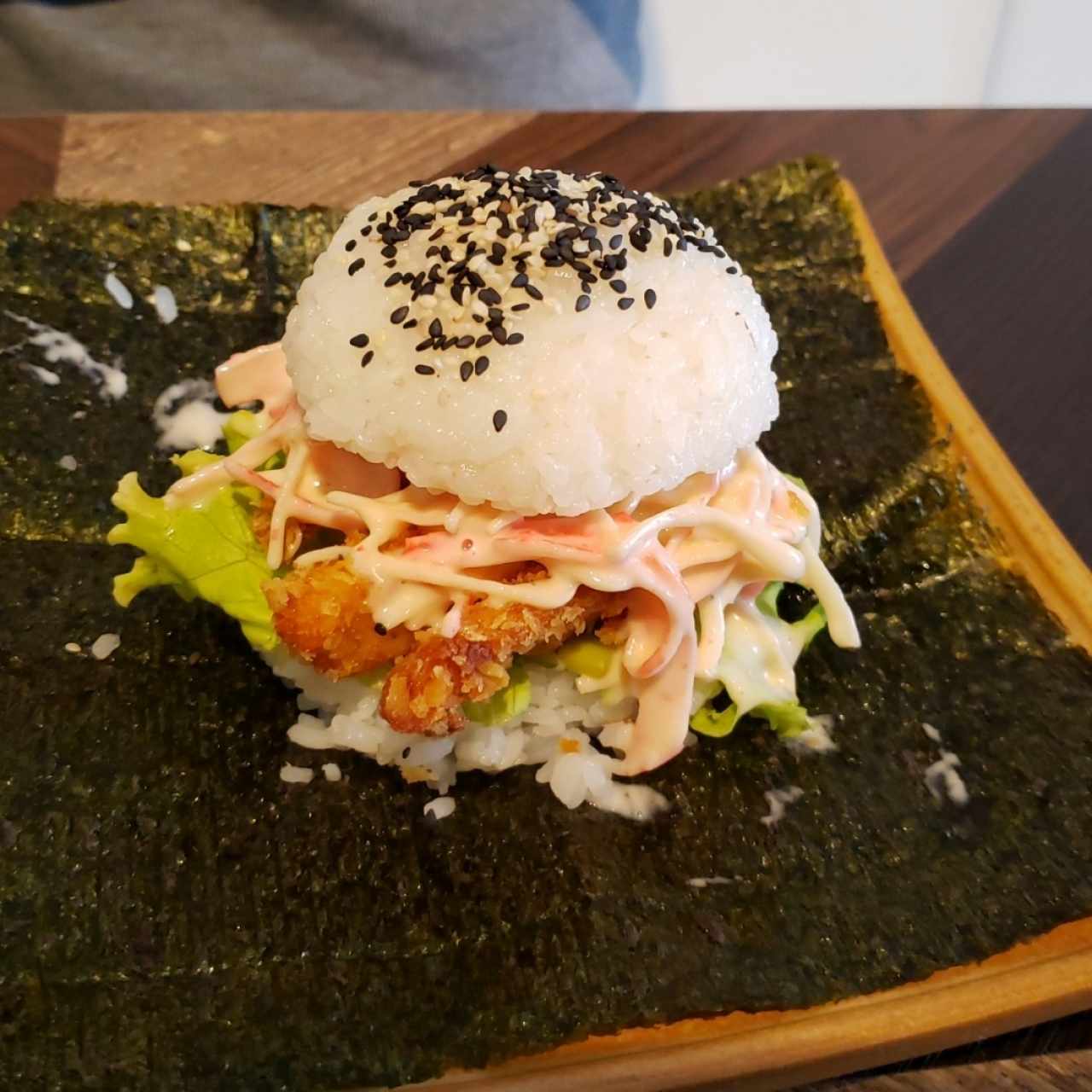 Sushi hamburguesa 