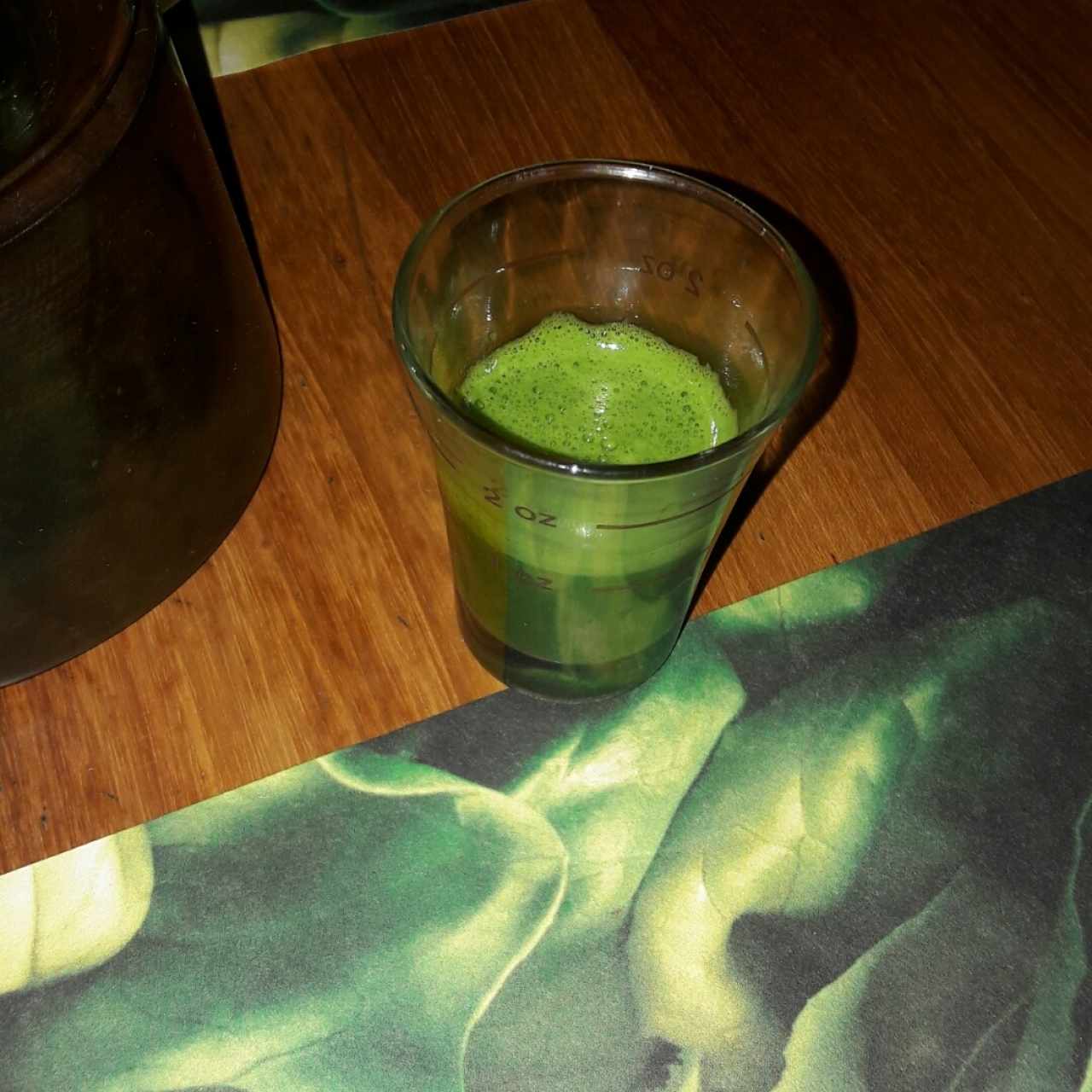 shot de clorofila