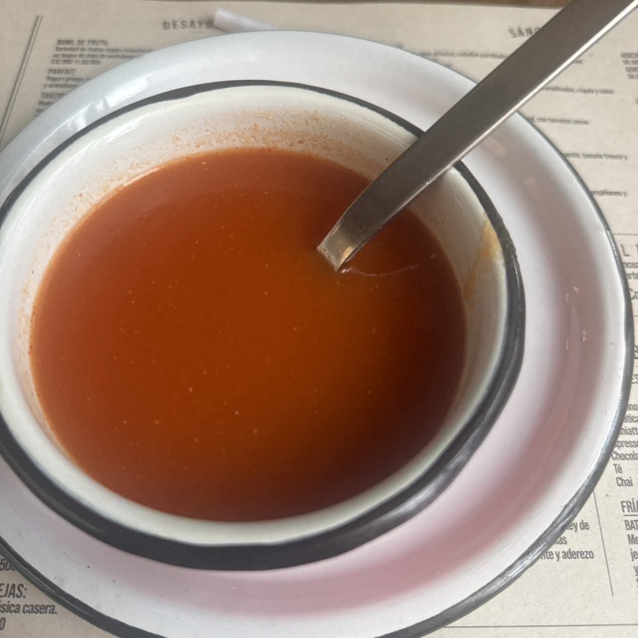 Sopa de tomate 