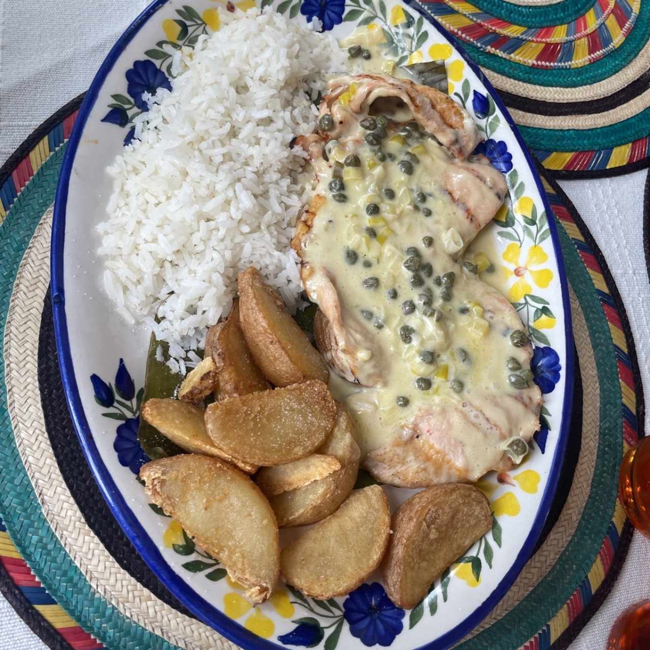 Pollo alcaparrado