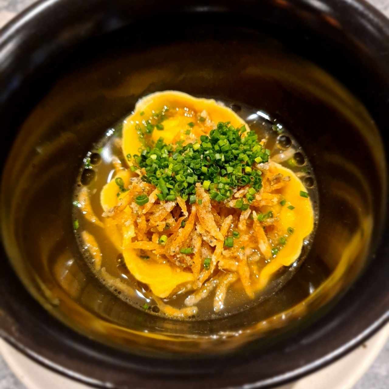pasta y camarón