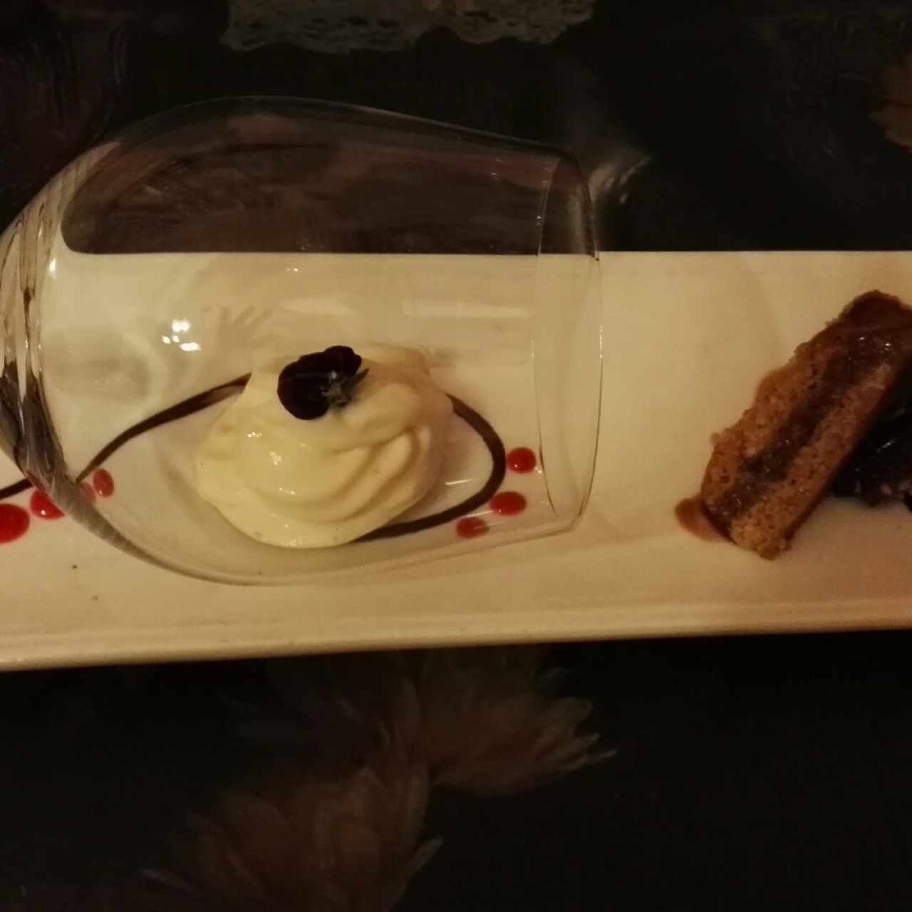Brownie y blondie à la mode