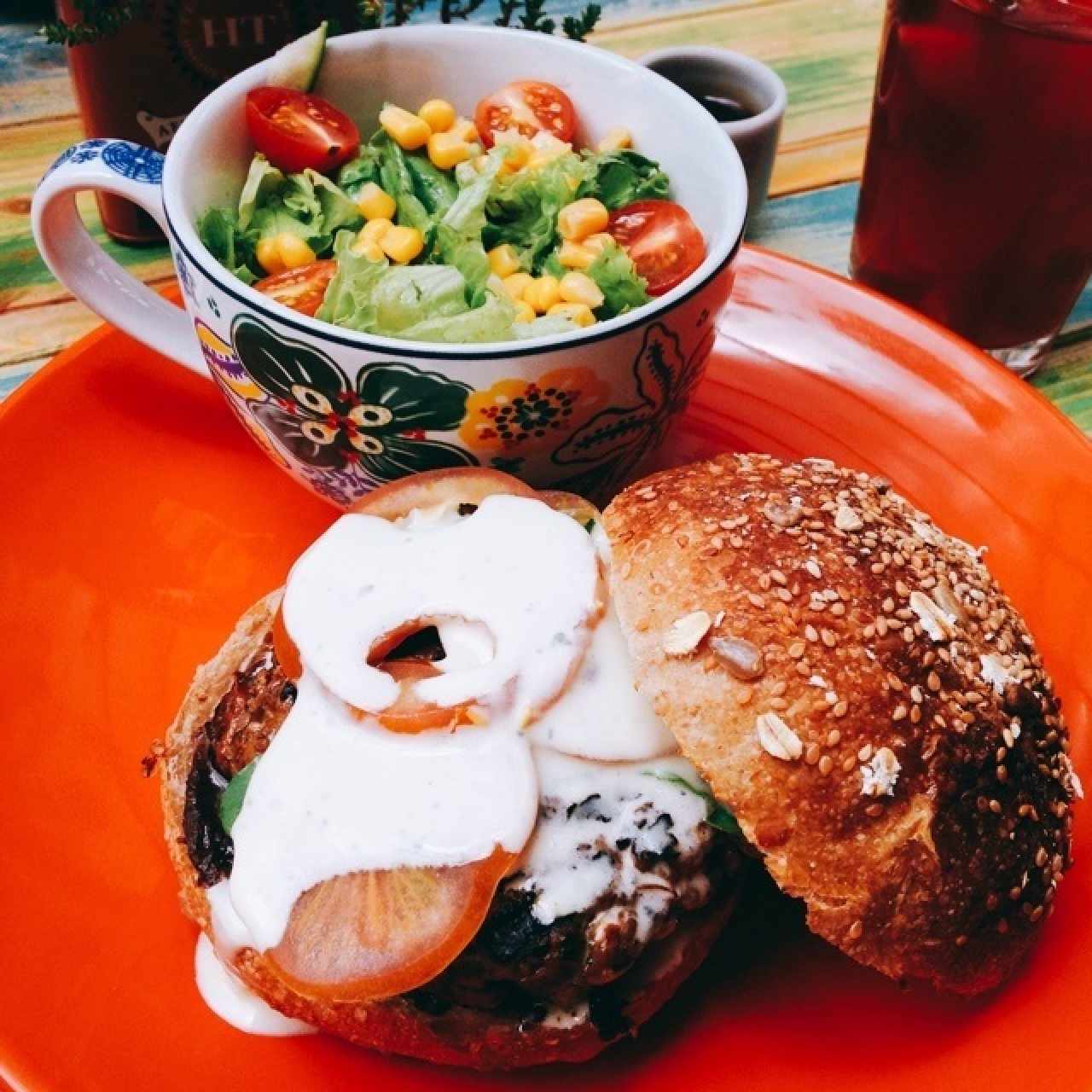 Hamburguesa de la casa