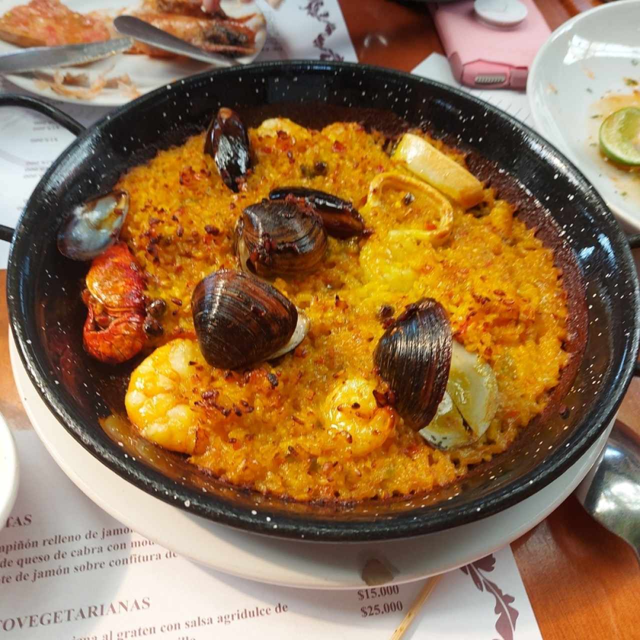 Paella marinera 