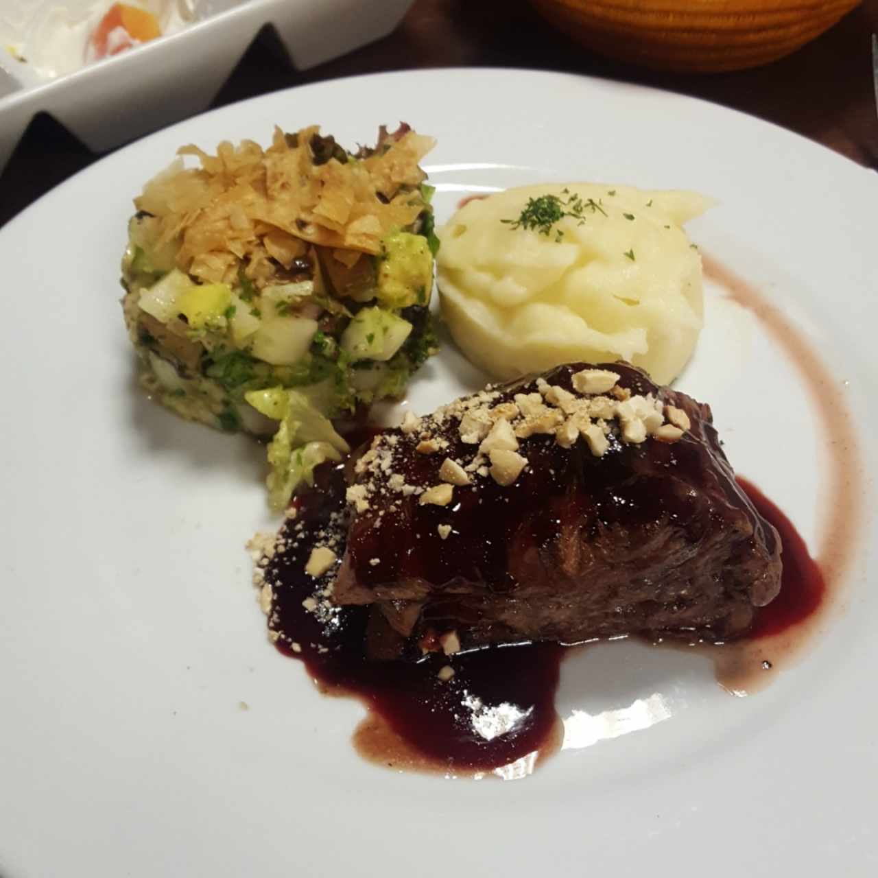 Lomo de Res en salsa de Corozo