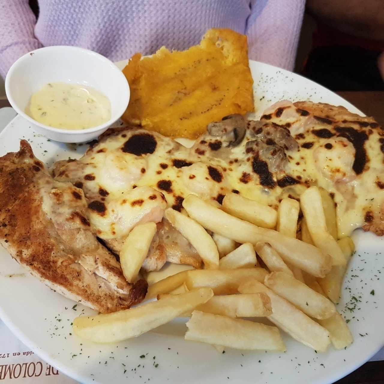 Pechuga de Pollo Gratinada