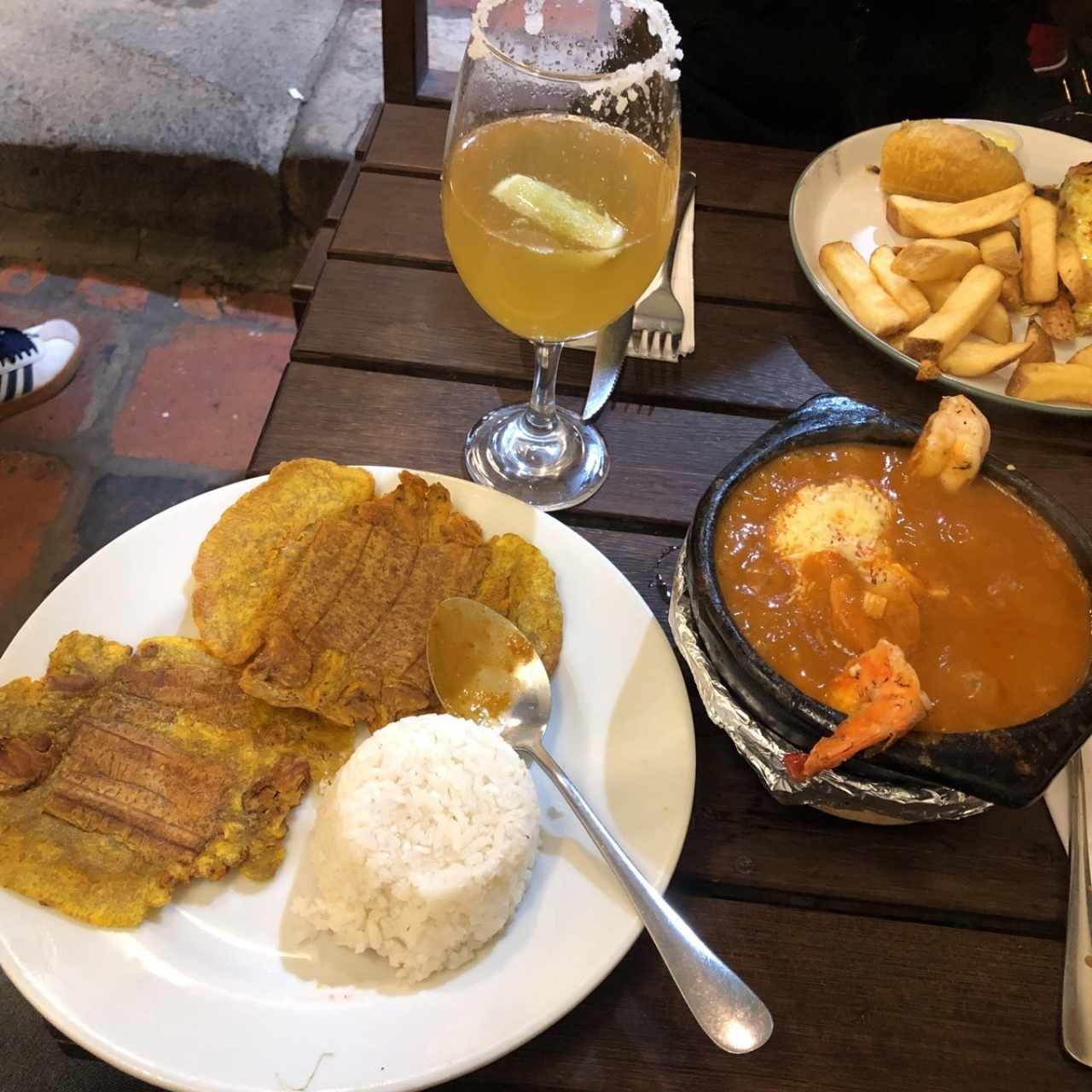Cazuela camarones 