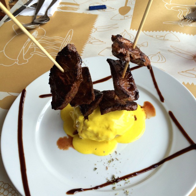 Anticuchos de corazón