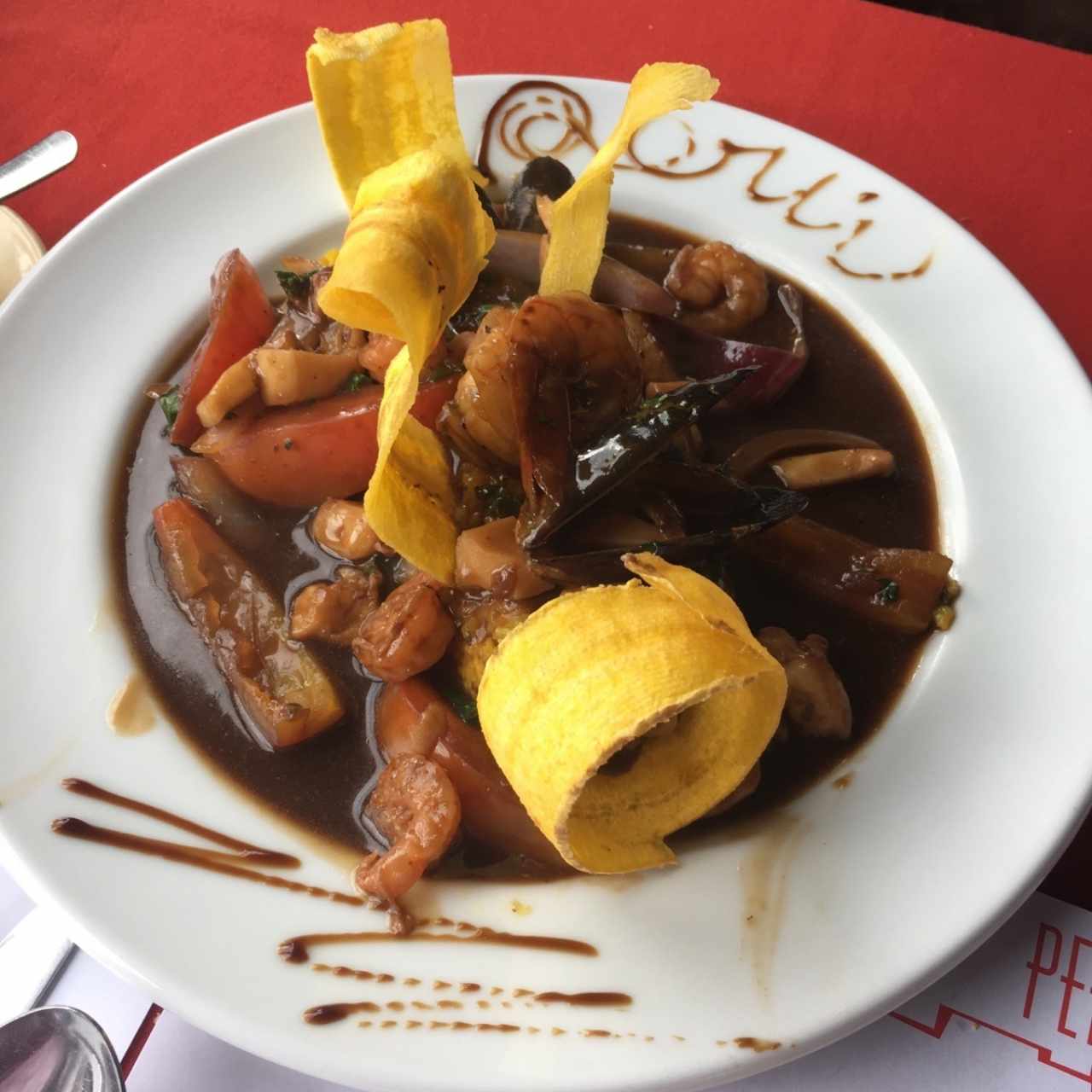 tacu tacu de mariscos