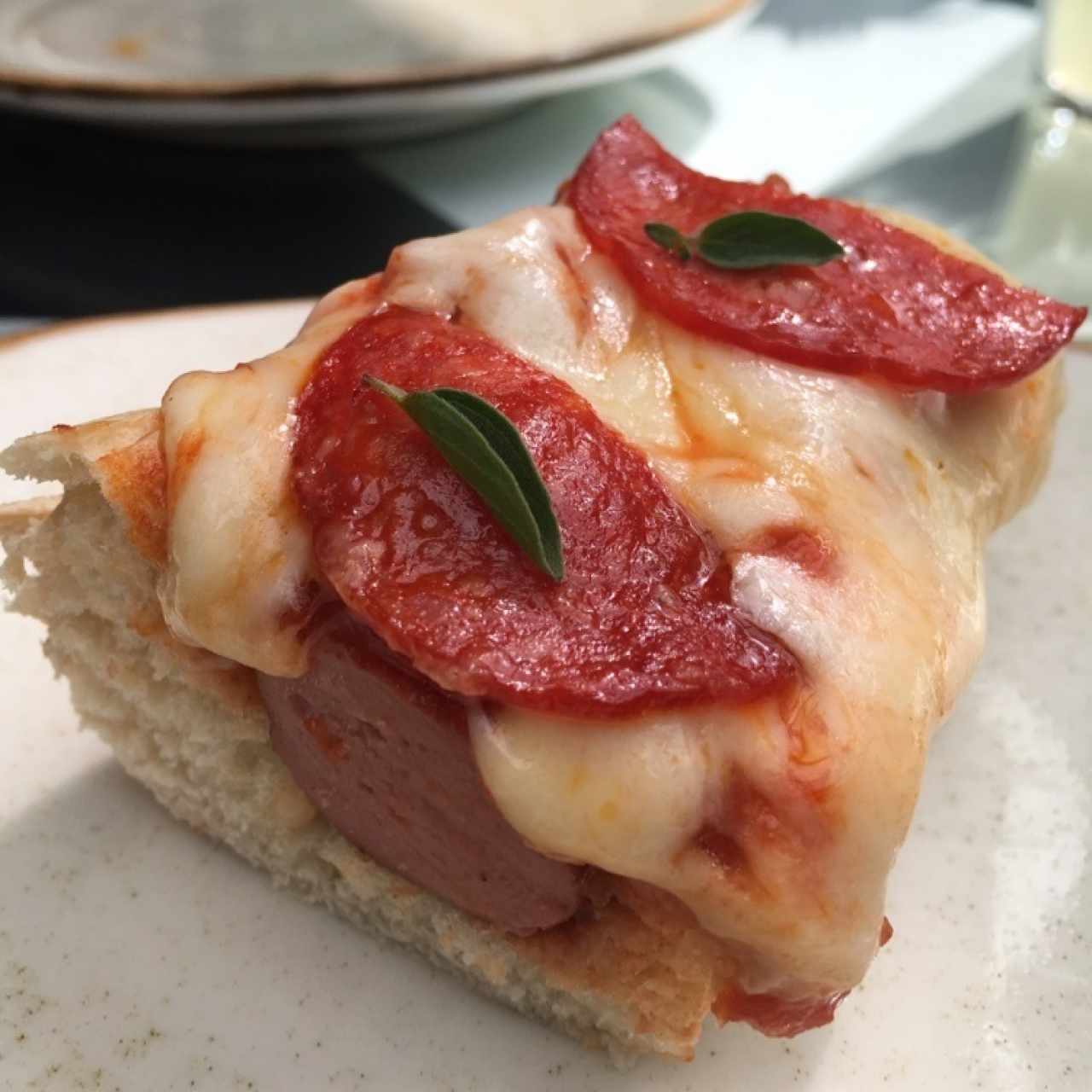 HotDog Pepperoni pizza 