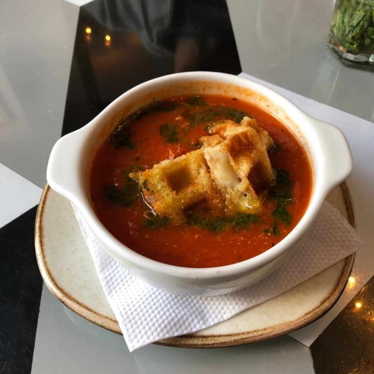sopa de tomate