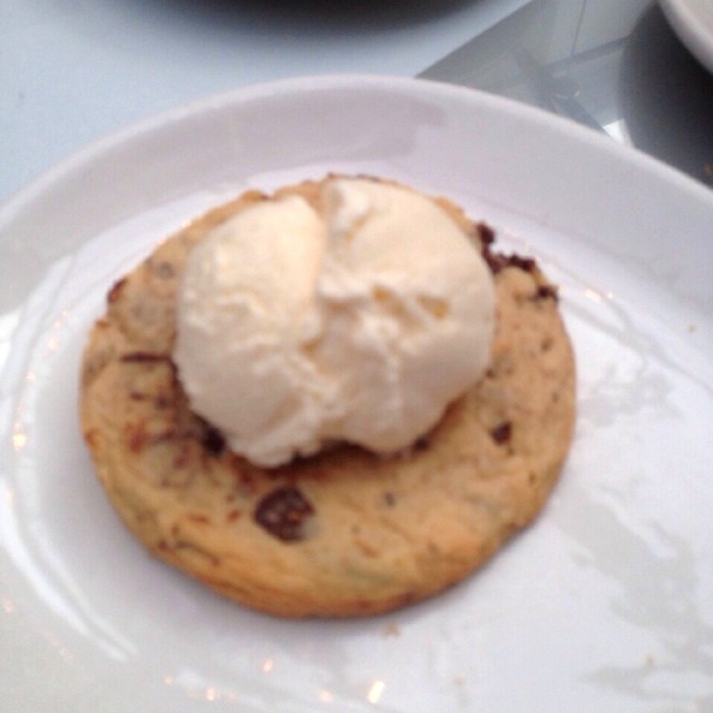 Galleta con helado