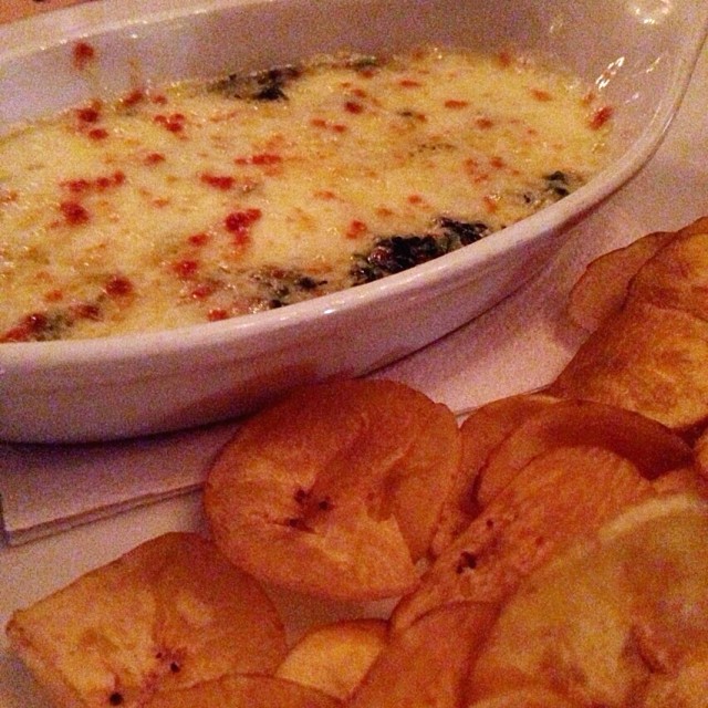 Dip de alcachofa y espinaca