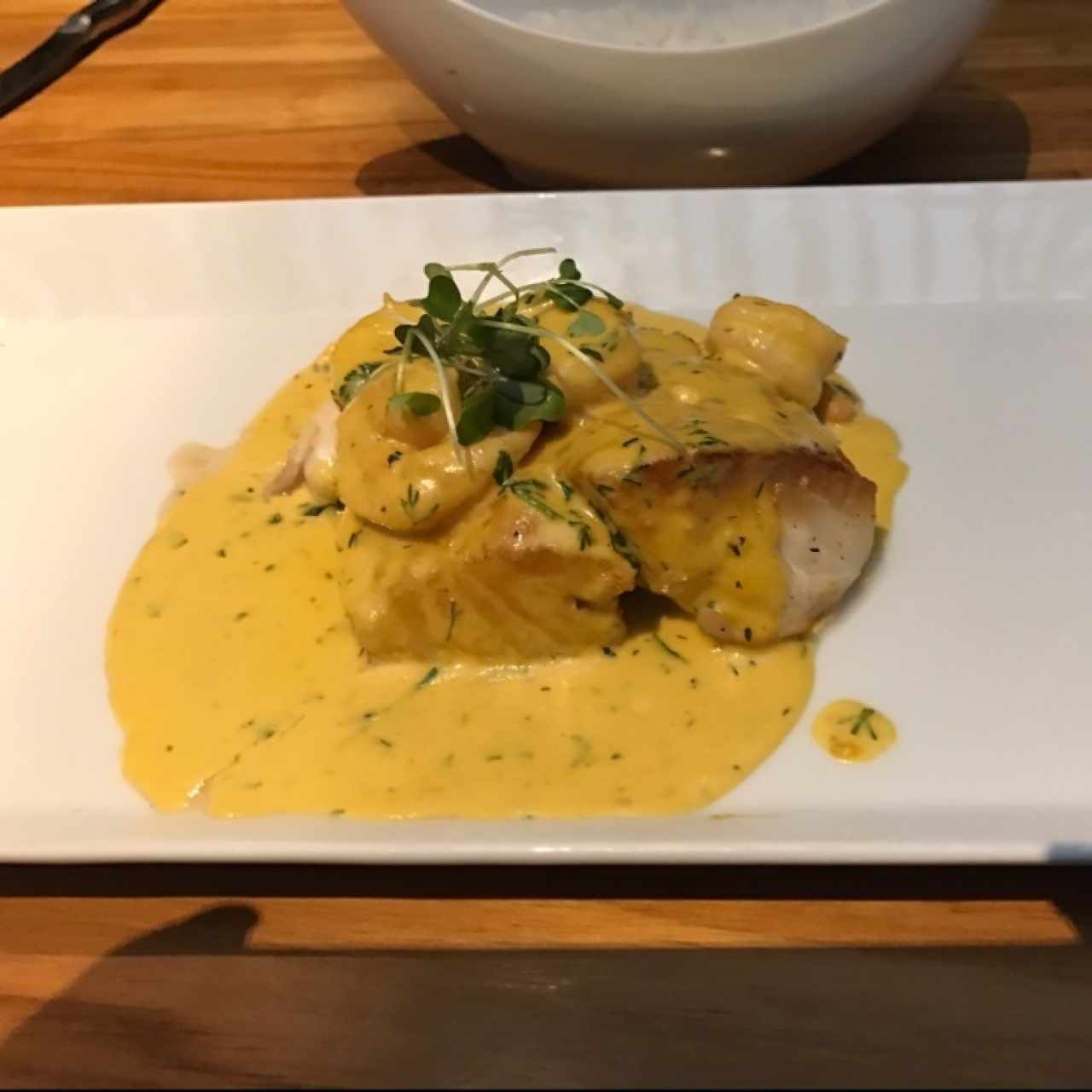 filete de cherna aji amarillo