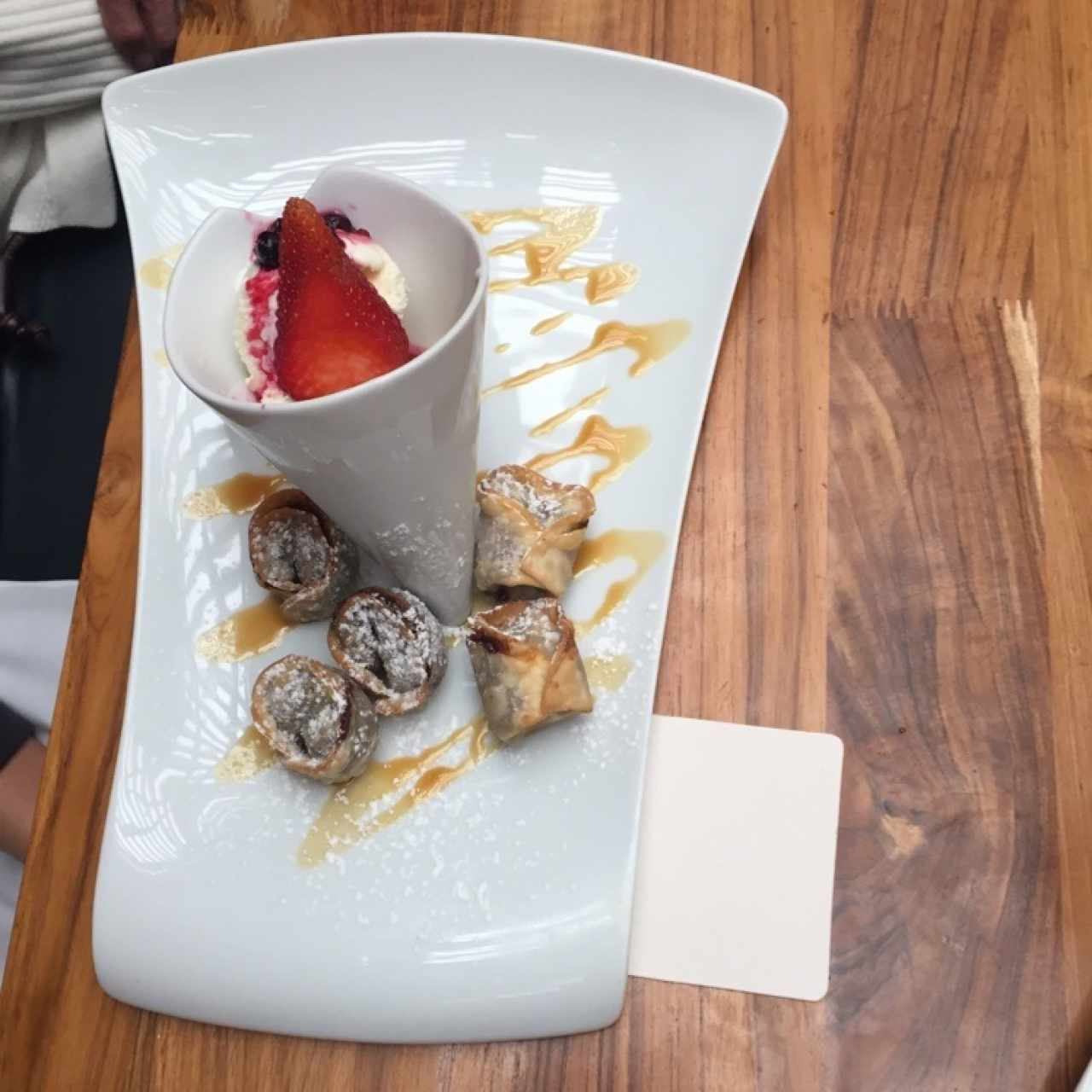 Wonton de nutella
