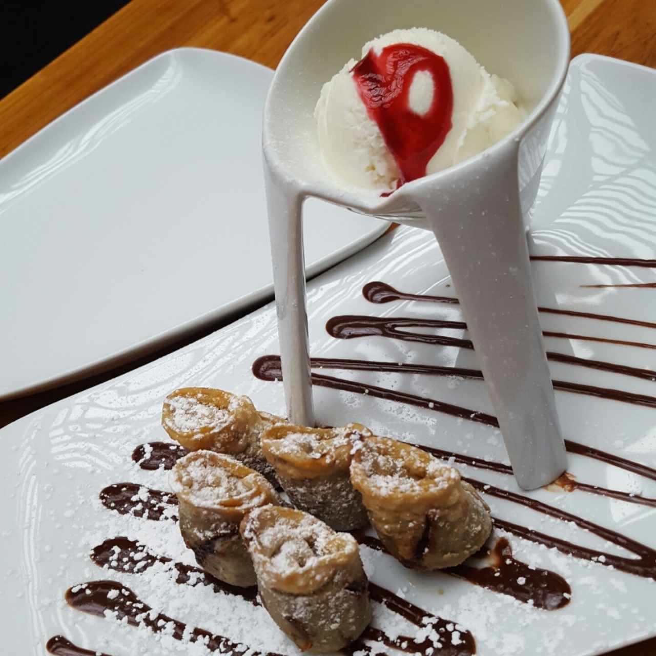 Wontón de nutella