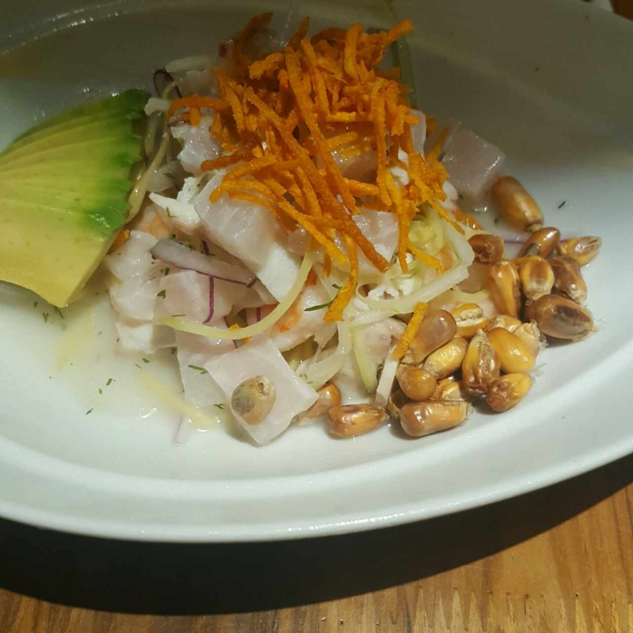 Ceviche andino. Cuzco, nunca me decepcionas!