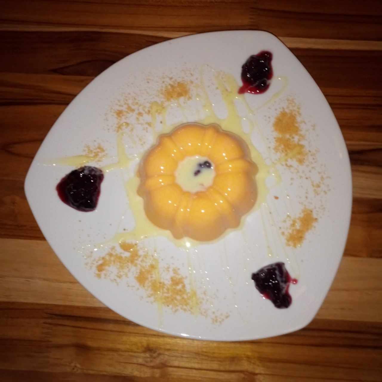 Postre con lúcuma