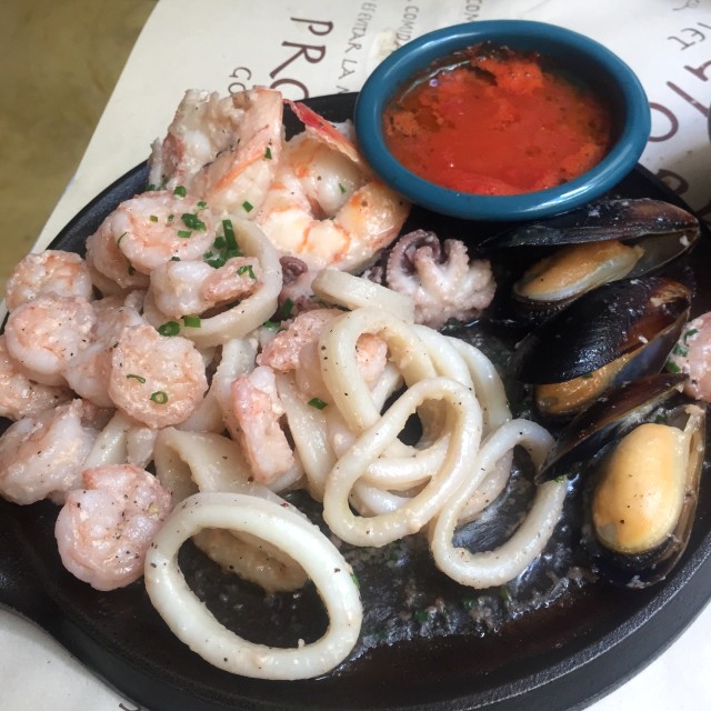 Parrilla de mariscos 
