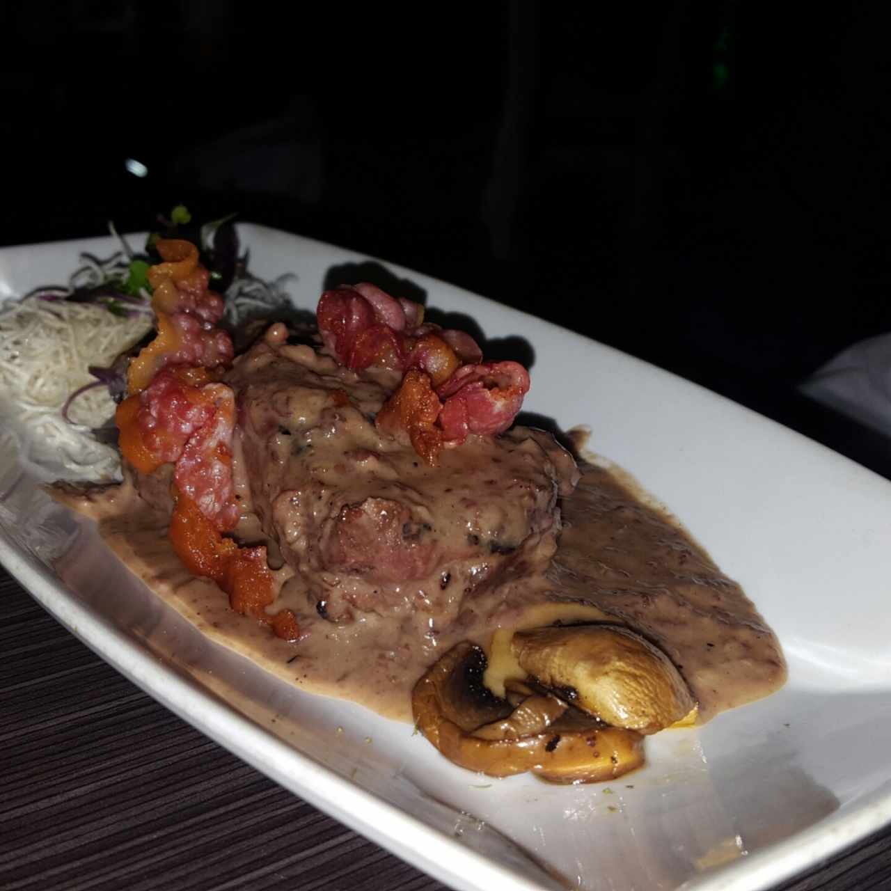 filet mignon en salsa de la casa