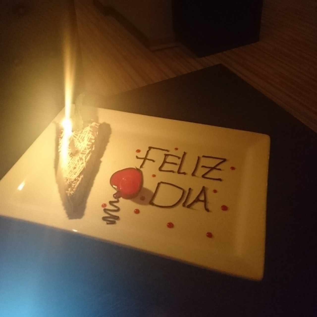 postre obsequio de cumpleaños 