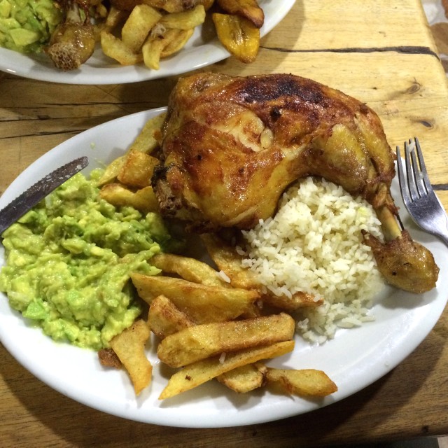 Pollo asado presa gigante