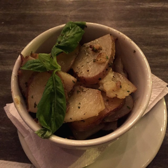 Papas cebolla y tocineta