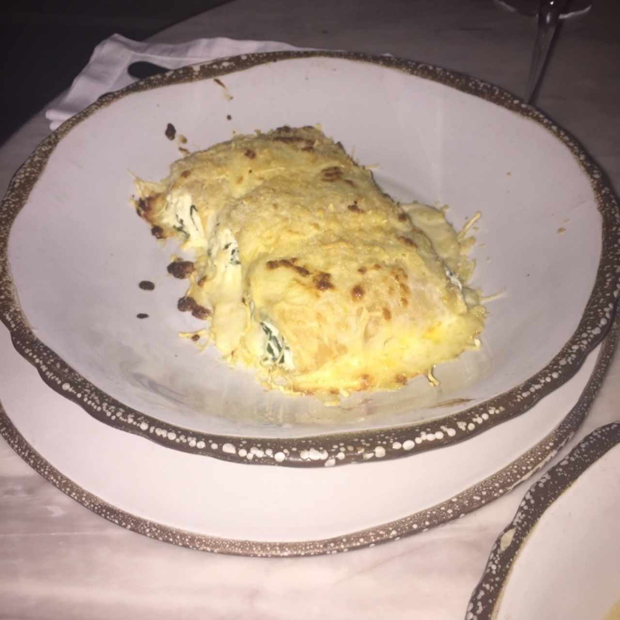 Canelones de salmón