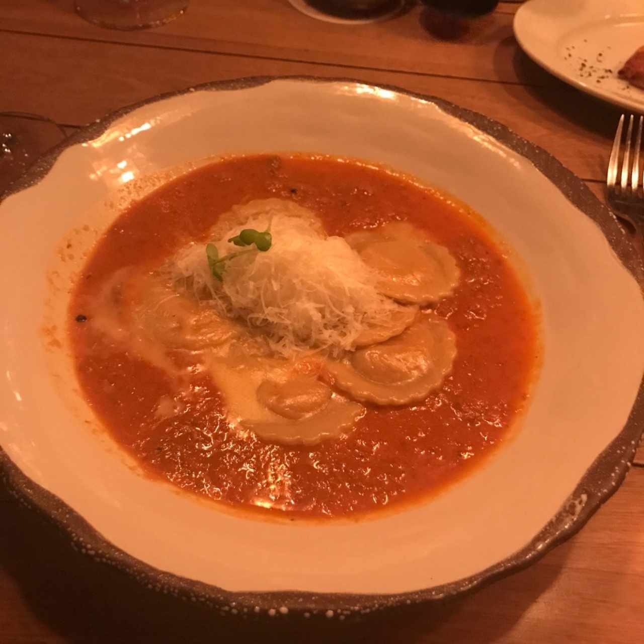 raviolis de plátano maduro