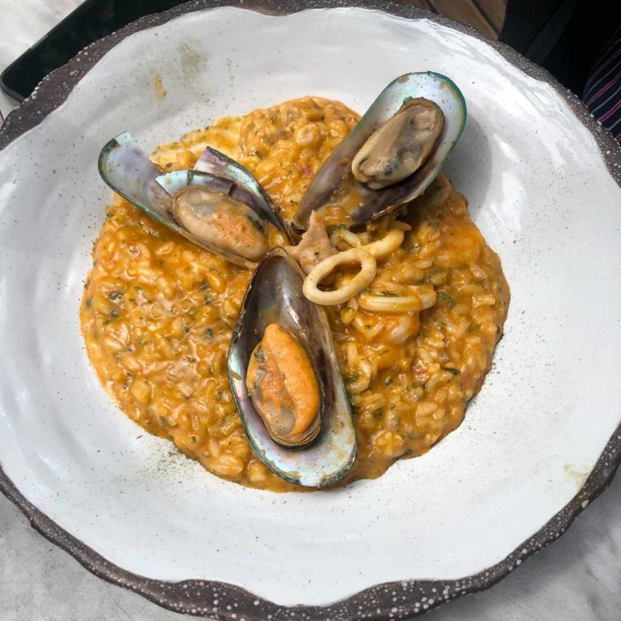 Risotto de frutos del mar