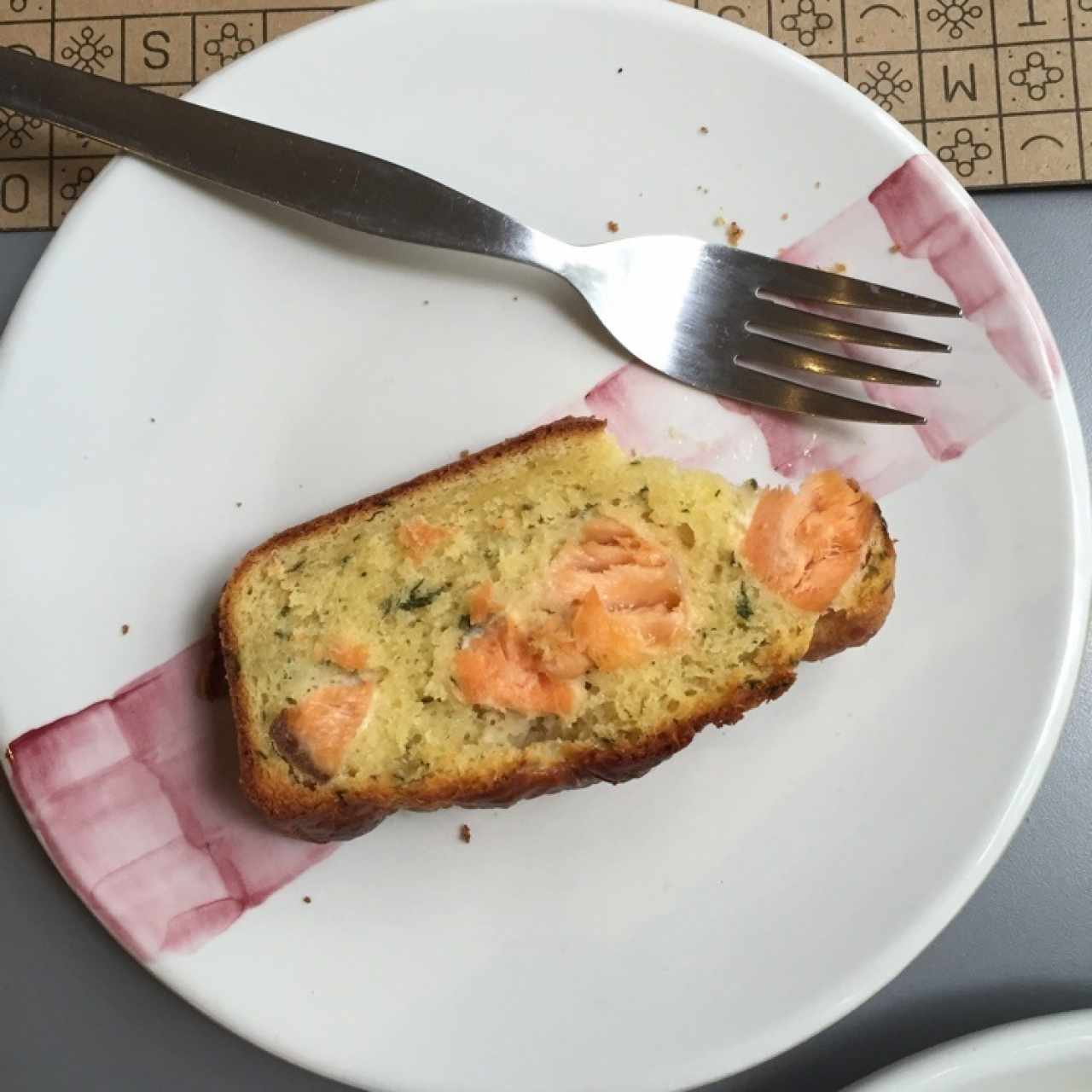 Cake de Salmon ocn Estragon