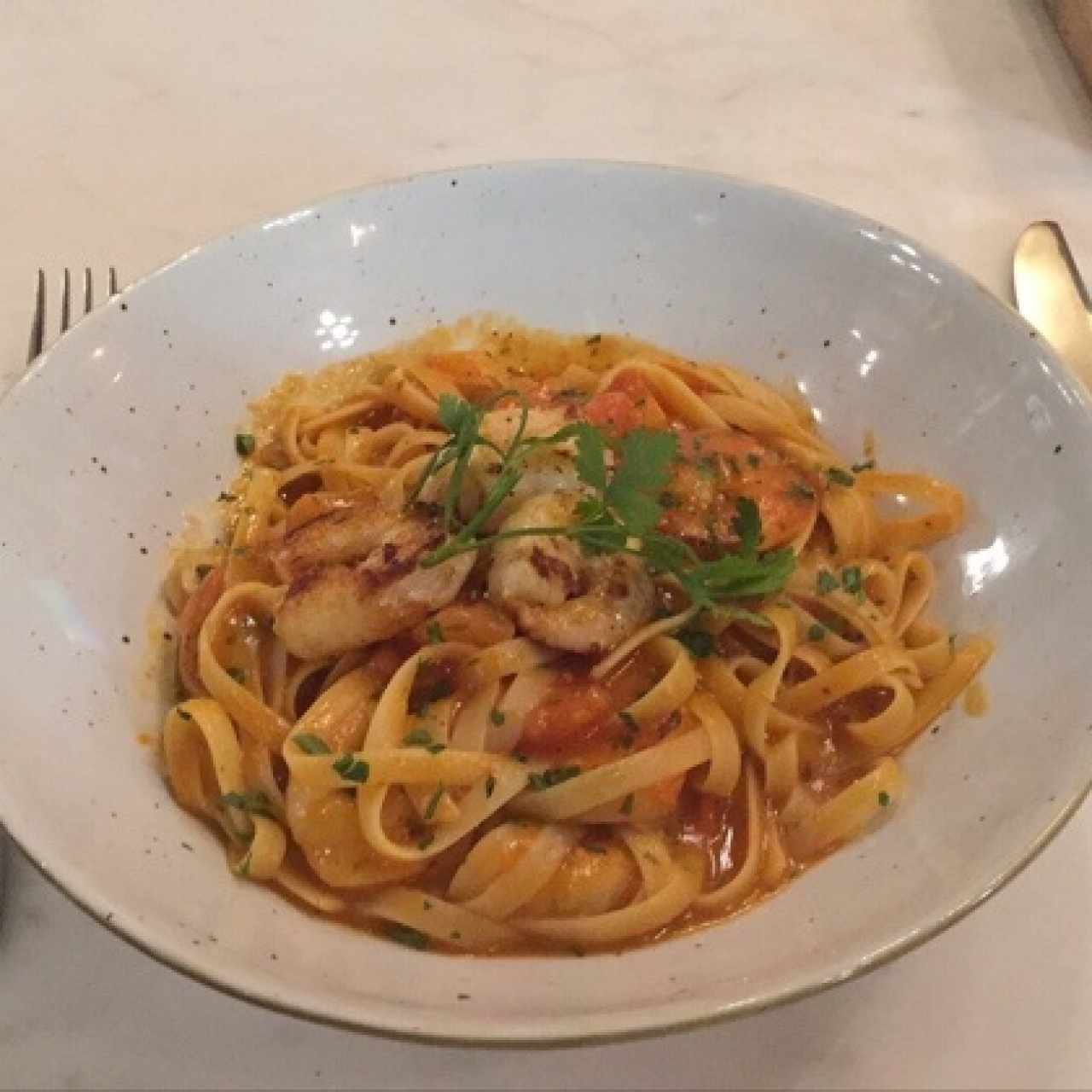 Fettuccini de Langostinos