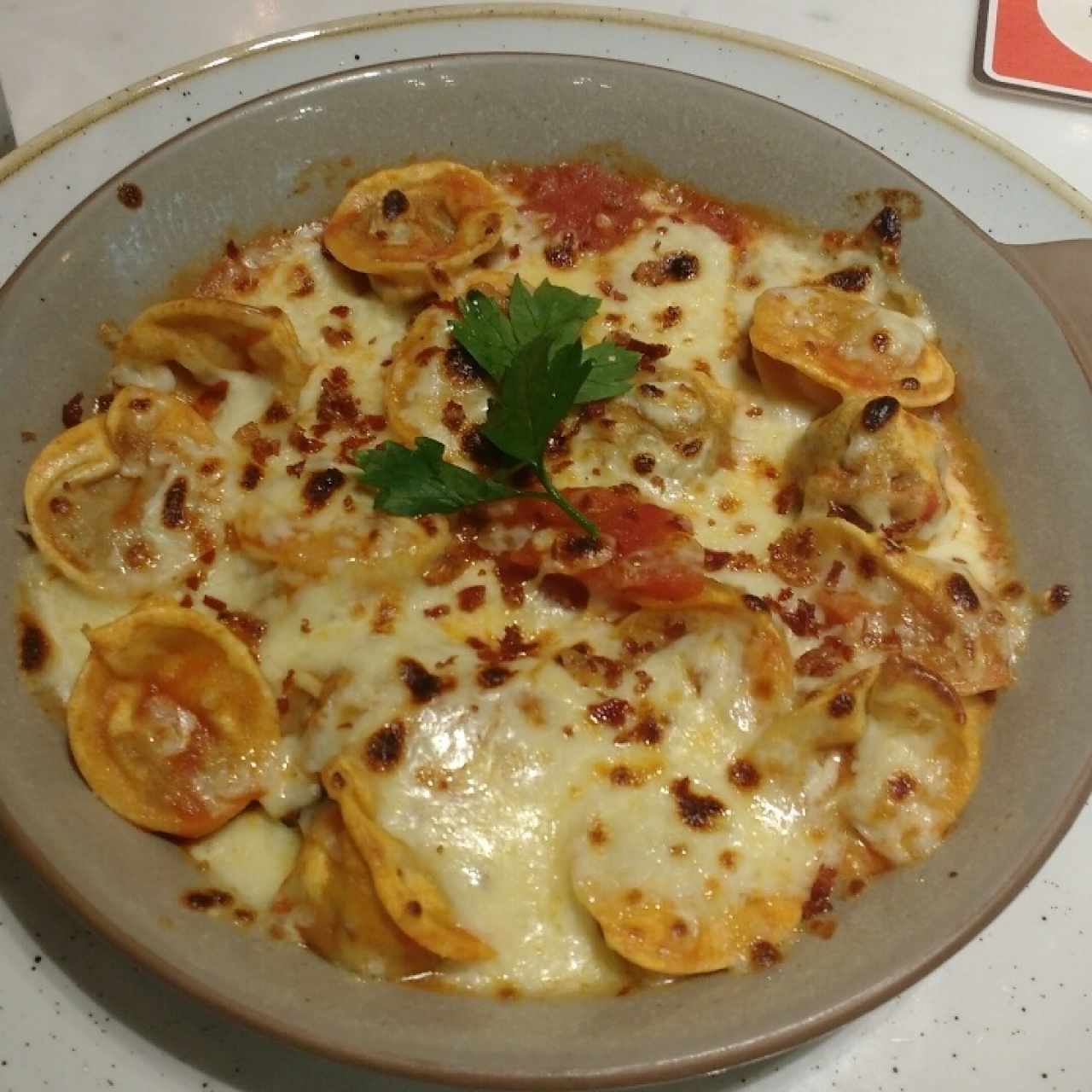 capelletti gratinado