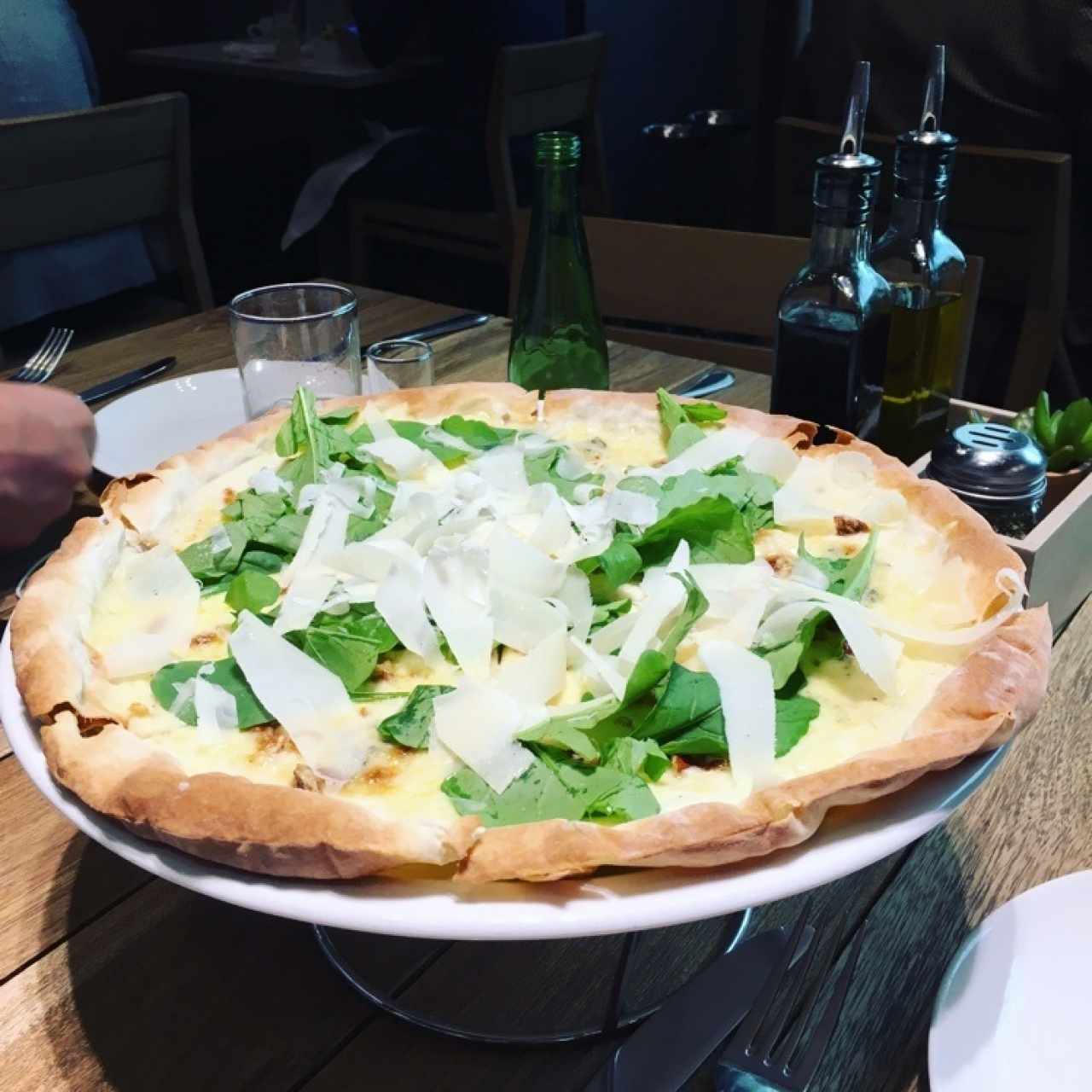 Pizza cuatro quesos