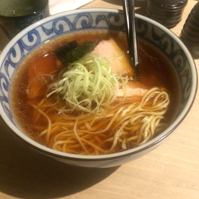 no fue mi mejor foto, pero ahi esta. Ramen Shoyu