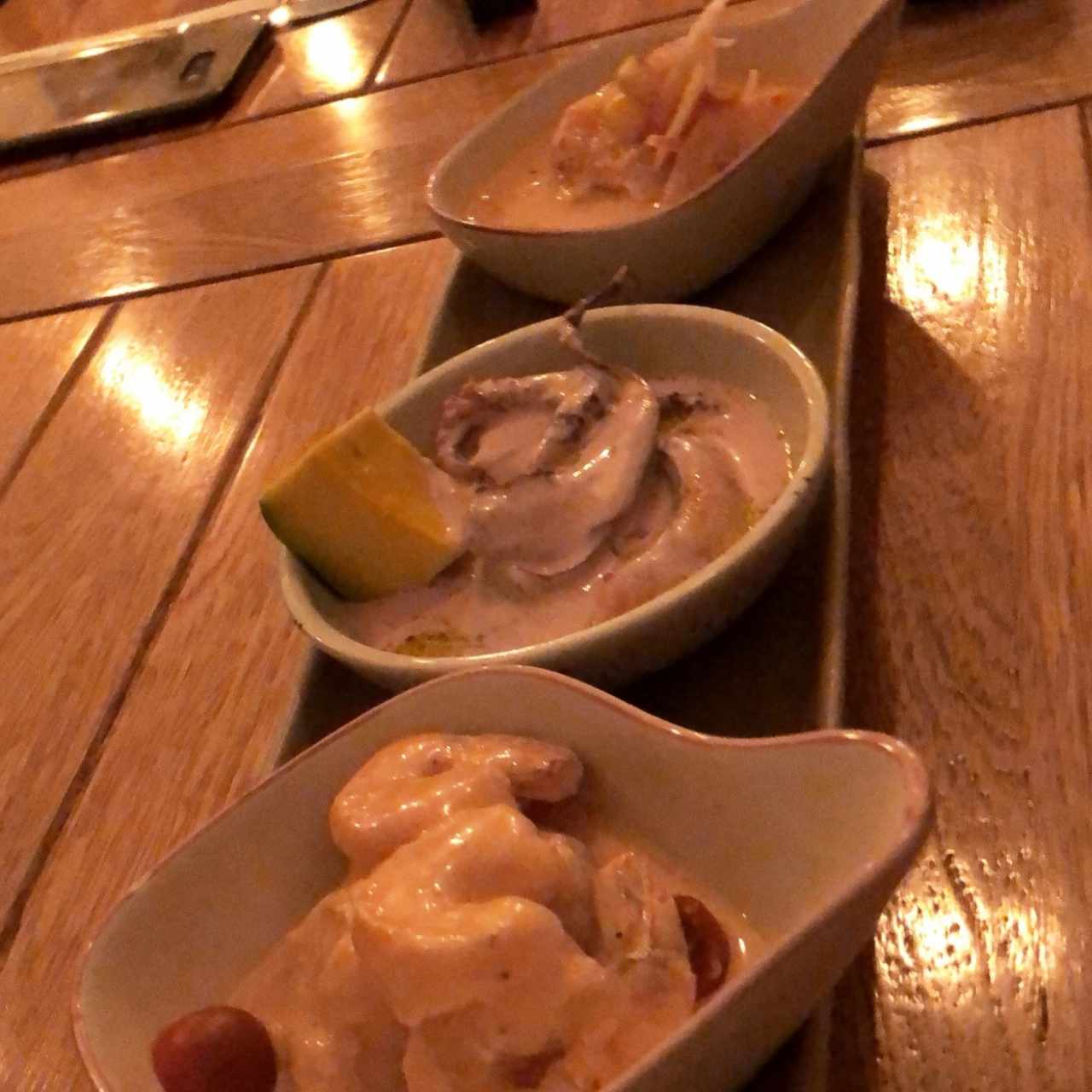 Trilogia de ceviches 