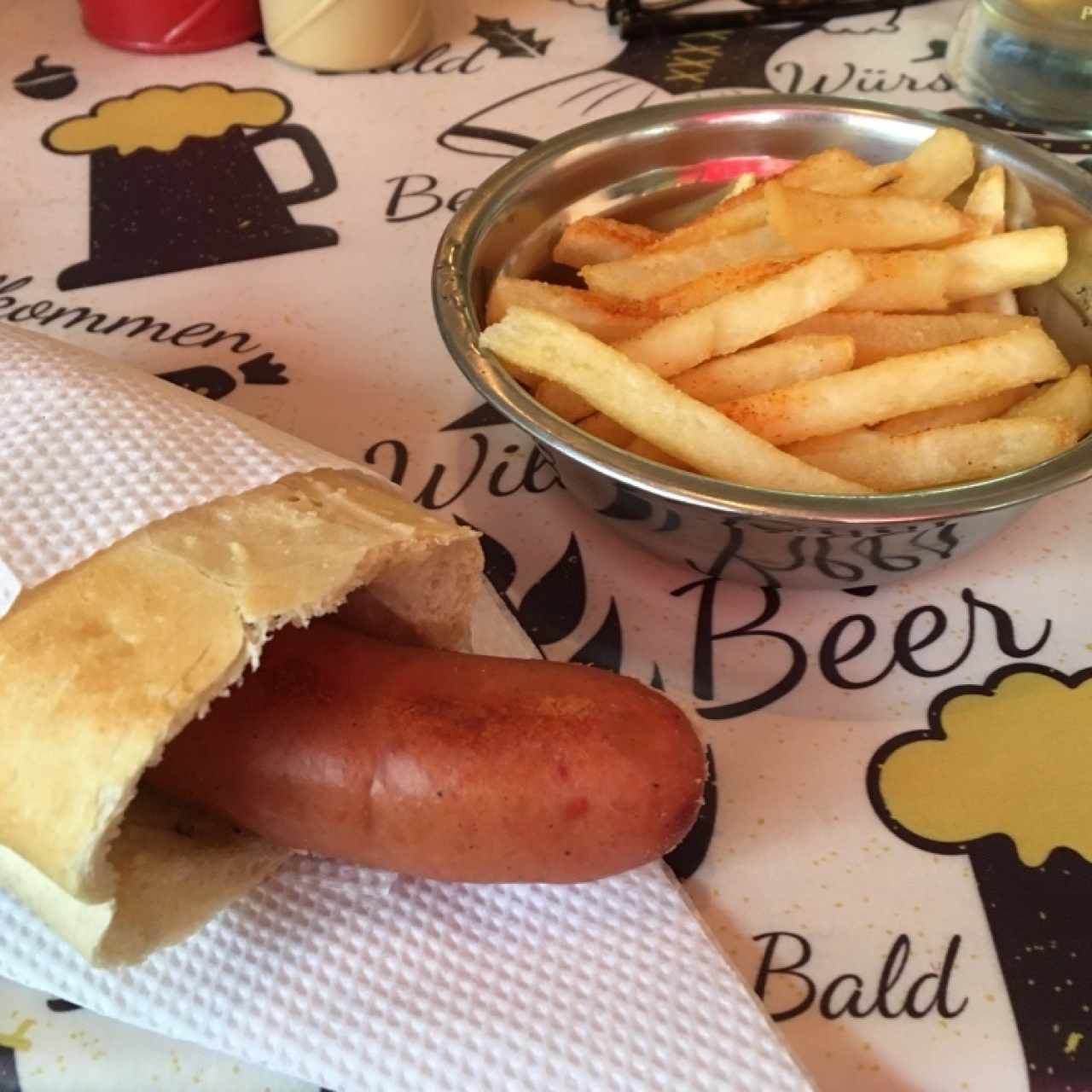 Salchica de res
